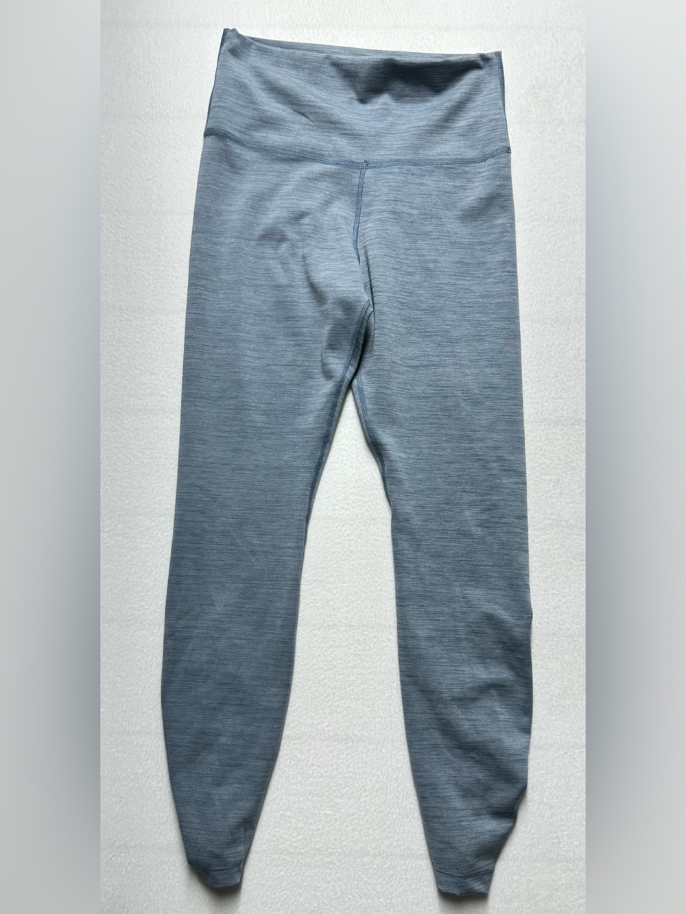 Nike Yoga Ruched Leggings Women’s M Blue Dri-FIT High Rise 26” Inseam - Picture 5 of 7
